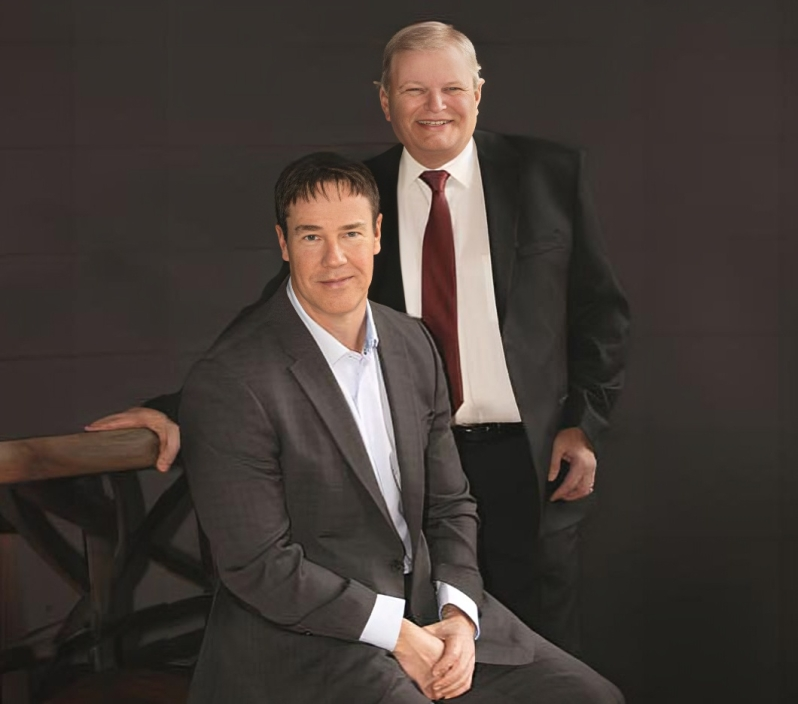 Photo Of Vincent A. Petersen And Donald F. Noack, Jr.